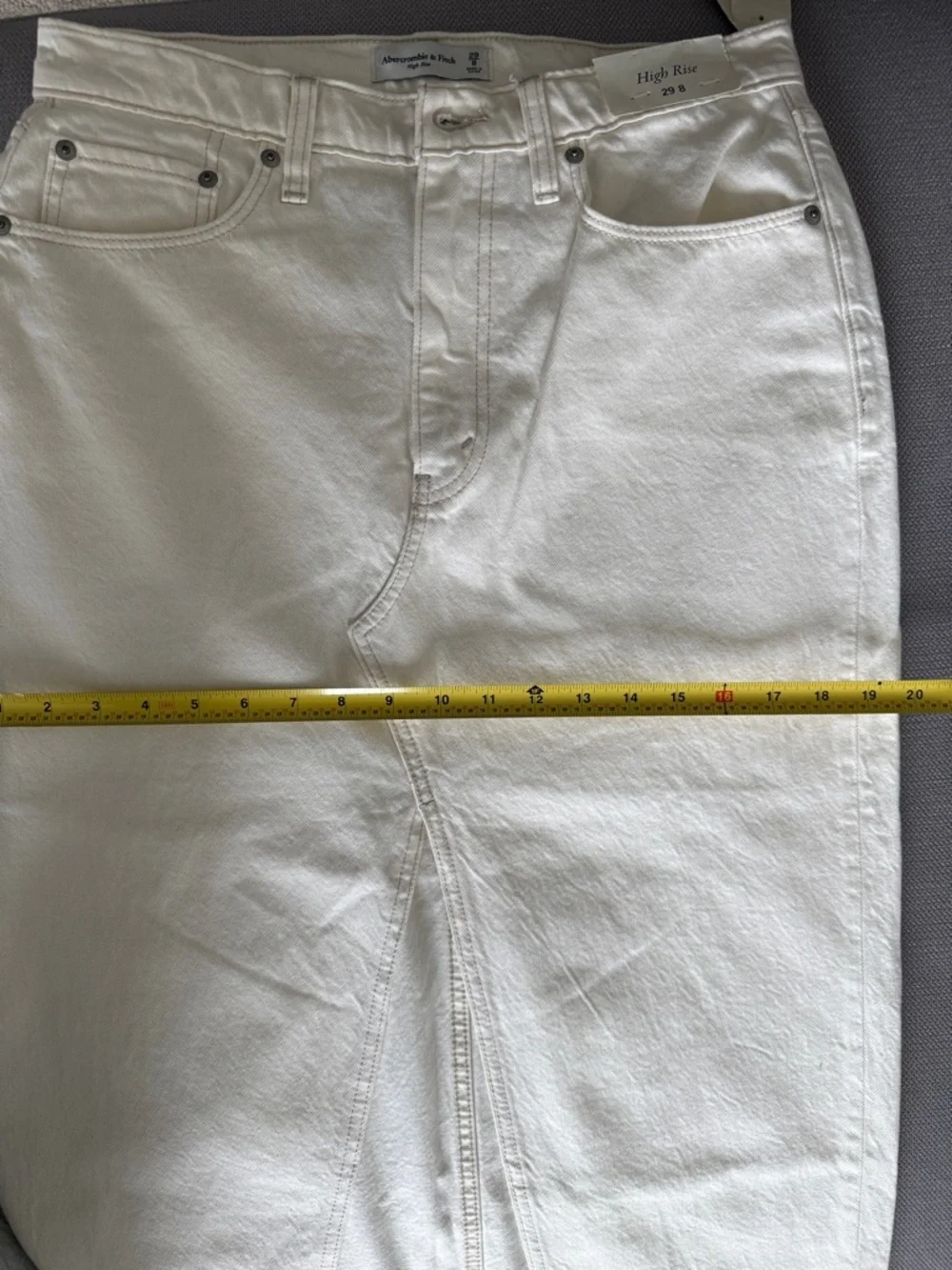 Abercrombie & Fitch Denim Maxi Skirt  Size  8